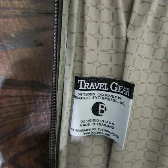 TRAVEL Gear Vintage Tapestry Rolling luggage - Picture 7 of 15